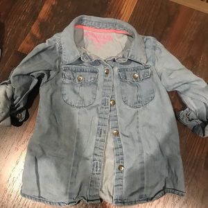 Blue jean button up